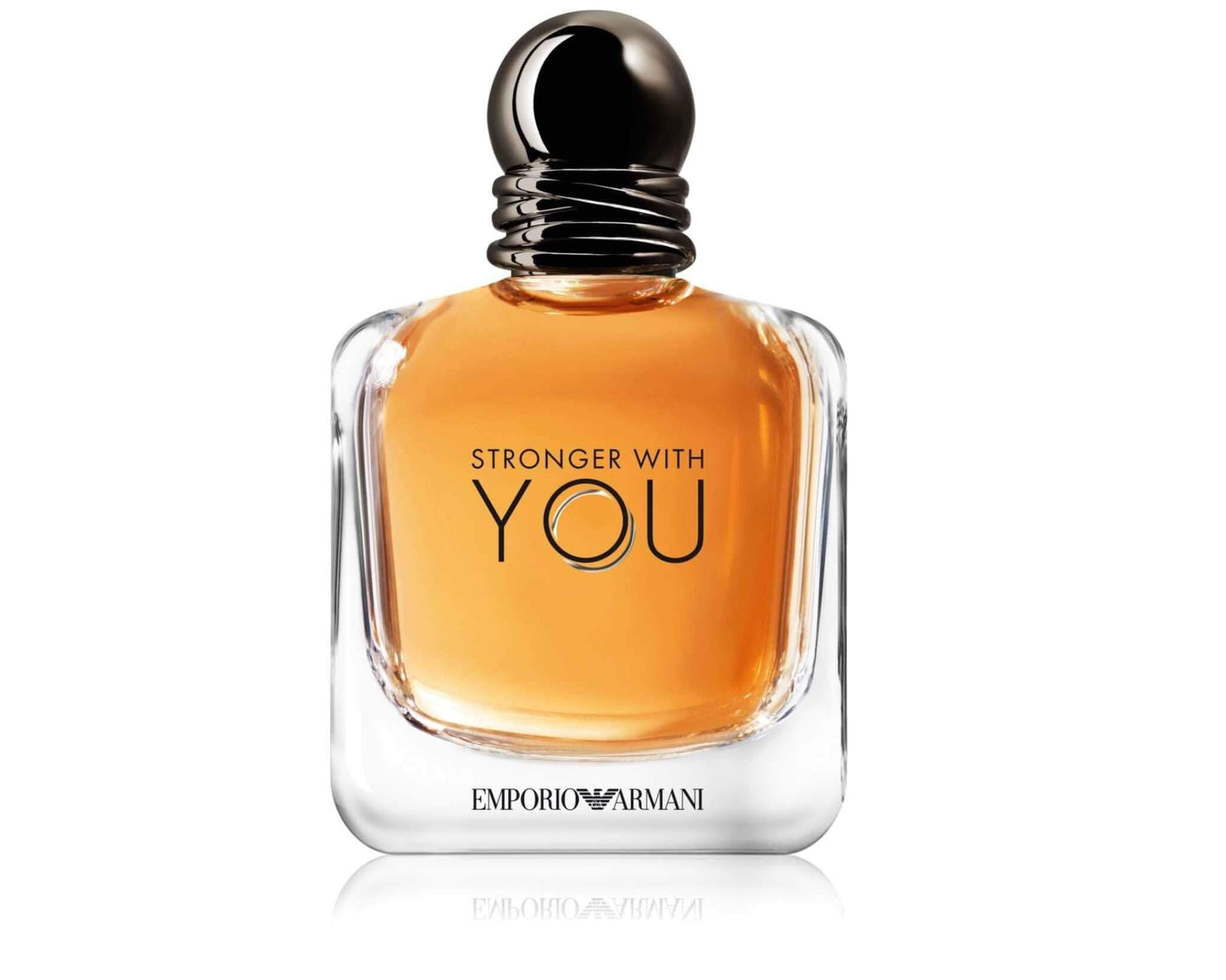 Stronger With You Eau De Toilette Armani Stronger With You Eau de Toilette presents a woody and thoughtfully crafted masculine fragrance with warm and sensual notes. This perfume is both intense and emotional, highlighting masculine strength and tendernes