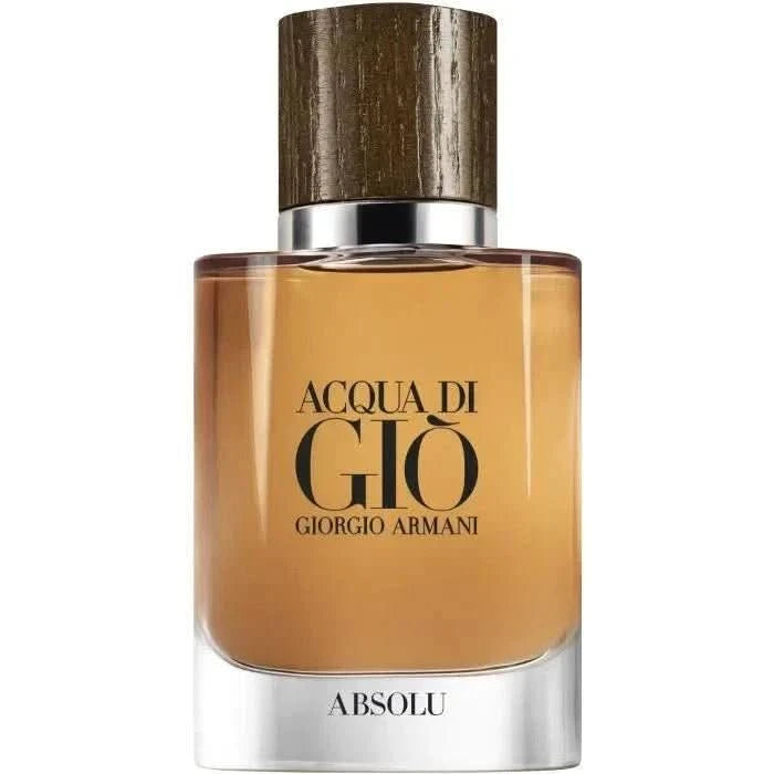 Acqua di Giò Absolu Eau De Parfum Armani Acqua di Gio Absolu is a men's fragrance that represents a more intense and long-lasting version of the original Acqua di Gio. Fragrance Profile: Acqua di Gio Absolu offers a rich and distinctly expressed aroma. It