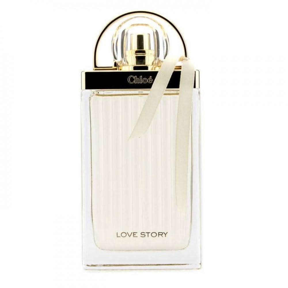 Love Story Eau De Parfum Chloé Love Story Eau De Parfum Fragrance DescriptionChloé Love Story Eau De Parfum is a fragrance that tells a love story set against the romantic backdrop of a Parisian night. With its delicate floral notes, it evokes a sense of