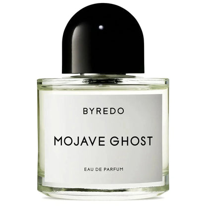 Mojave Ghost Eau De Parfum Byredo Mojave Ghost Eau de Parfum is an elegant and ethereal fragrance, celebrated for its soft and airy blend of floral, woody, and musky notes. Inspired by the rare beauty of the Mojave Desert, Mojave Ghost captures the subtle