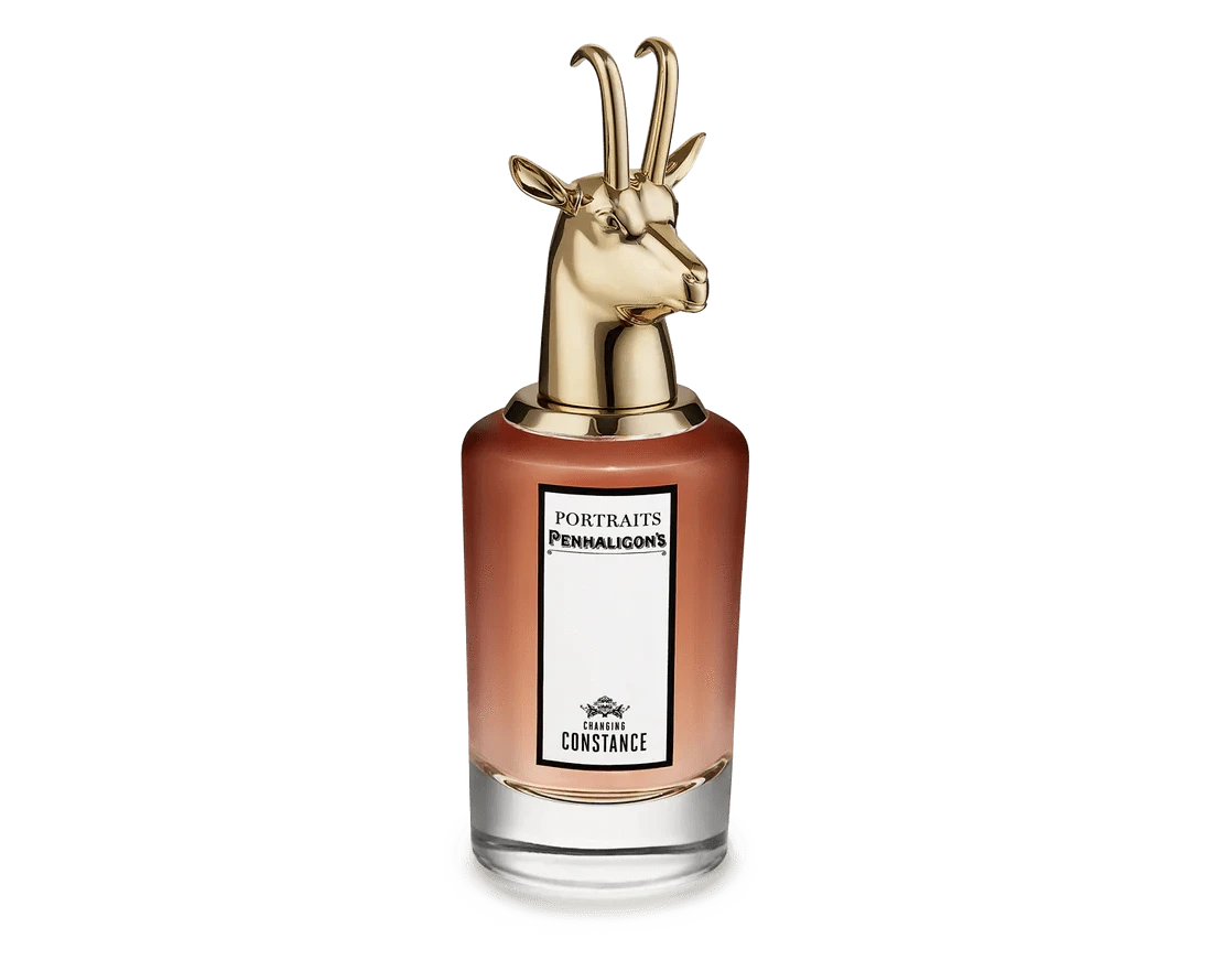 Changing Constance Eau De Parfum Penhaligon's Changing Constance Eau De Parfum is a daring and modern fragrance, known for its intriguing mix of spicy, sweet, and gourmand notes. Part of the Portraits collection, this fragrance represents a woman of stren