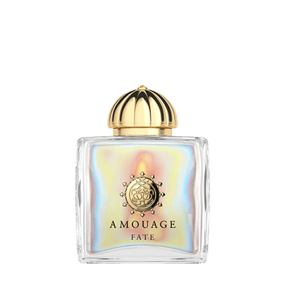 Fate For Women Eau De Parfum The extraordinary and luxurious Amouage Fate Eau de Parfum is like a caress from the night that clings to your skin, brightening your dreams, making them easier to reach. This oriental floral fragrance is designed for romantic