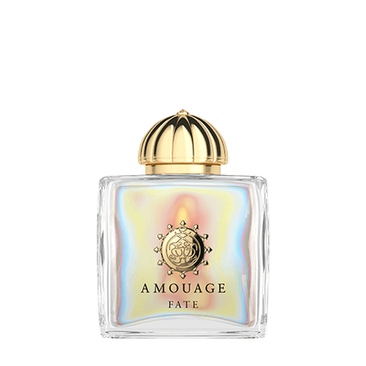 Fate For Women Eau De Parfum The extraordinary and luxurious Amouage Fate Eau de Parfum is like a caress from the night that clings to your skin, brightening your dreams, making them easier to reach. This oriental floral fragrance is designed for romantic