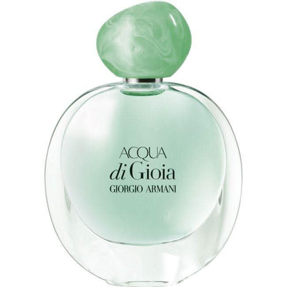 Acqua di Gioia Eau De Parfum Armani Acqua di Gioia Eau de Parfum is a women's fragrance inspired by the nature and elements of the Mediterranean region. Fragrance: Acqua di Gioia Eau de Parfum offers a fresh and vibrant scent that evokes a sense of freedo