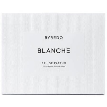 Blanche Eau De Parfum Byredo Blanche: A Clean Slate of Elegance This fragrance evokes the essence of freshly laundered cotton, embodying a pure and elegant freshness that is both comforting and sophisticated. Fragrance ProfileTop Notes: The scent opens wi