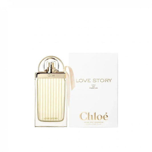 Love Story Eau De Parfum Chloé Love Story Eau De Parfum Fragrance DescriptionChloé Love Story Eau De Parfum is a fragrance that tells a love story set against the romantic backdrop of a Parisian night. With its delicate floral notes, it evokes a sense of