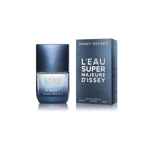 L’Eau Super Majeure d’Issey Eau De Toilette Issey Miyake L’Eau Super Majeure d’Issey Eau de Toilette L’Eau Super Majeure d’Issey by Issey Miyake is an intense and dynamic fragrance that amplifies the original L’Eau Majeure d’Issey with enhanced freshness