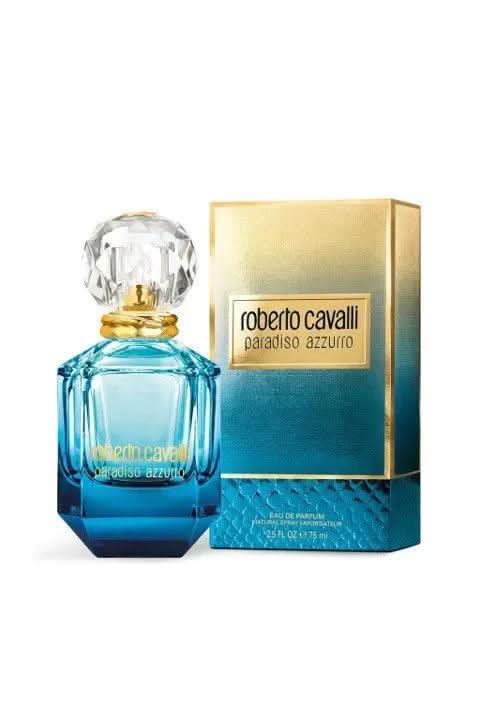 Paradiso Azzurro Eau De Parfum Roberto Cavalli Paradiso Azzurro Eau de Parfum is a vibrant and refreshing fragrance that captures the essence of a Mediterranean escape. This scent evokes the feeling of a sun-drenched paradise, combining elements of the se