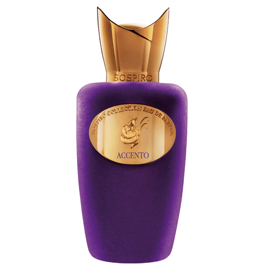 Accento Eau De Parfum Sospiro Accento Eau De Parfum is a sophisticated and evocative fragrance that captivates with its rich and opulent profile. Part of the prestigious Sospiro collection, this scent is designed for those who appreciate a blend of elegan