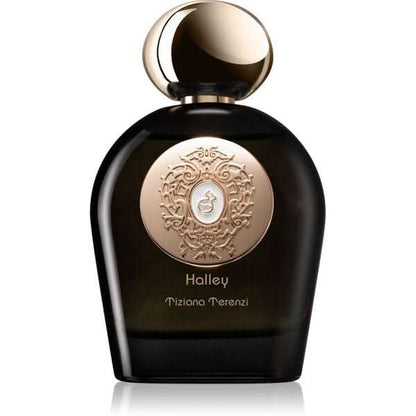 Halley Extrait De Parfum Tiziana Terenzi Halley Extrait De Parfum is a luxurious fragrance that celebrates the celestial wonders of the cosmos. Named after the famous Halley's Comet, this extrait de parfum offers an exquisite and captivating scent experie