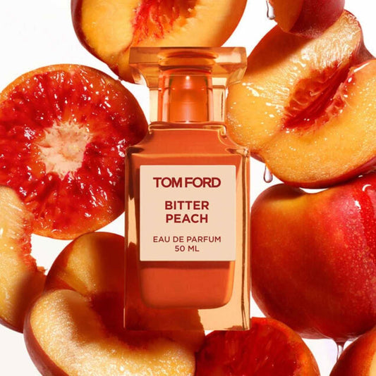 Bitter Peach Eau De Parfum Tom Ford Bitter Peach Eau De Parfum is an audacious and provocative fragrance that masterfully explores the delicate balance between sweetness and seduction. This perfume is not merely a scent; it is an experience that captures