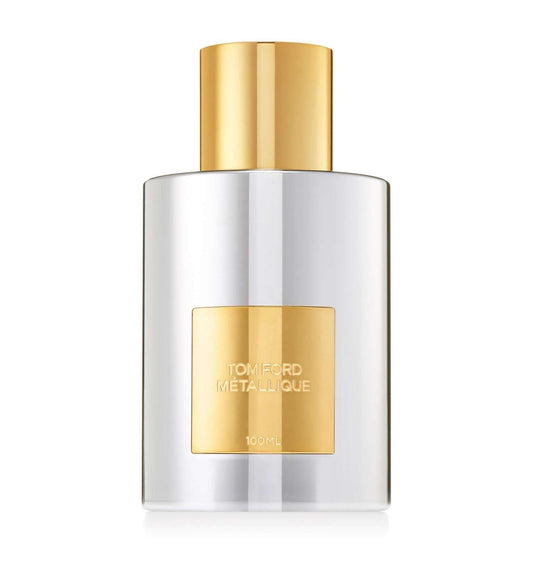 Metallique Eau De Parfum Tom Ford Metallique Eau De Parfum is a striking and modern fragrance that exudes a metallic sheen, blending floral and aldehydic notes to create an elegant yet edgy scent. This perfume is designed for those who appreciate a refine