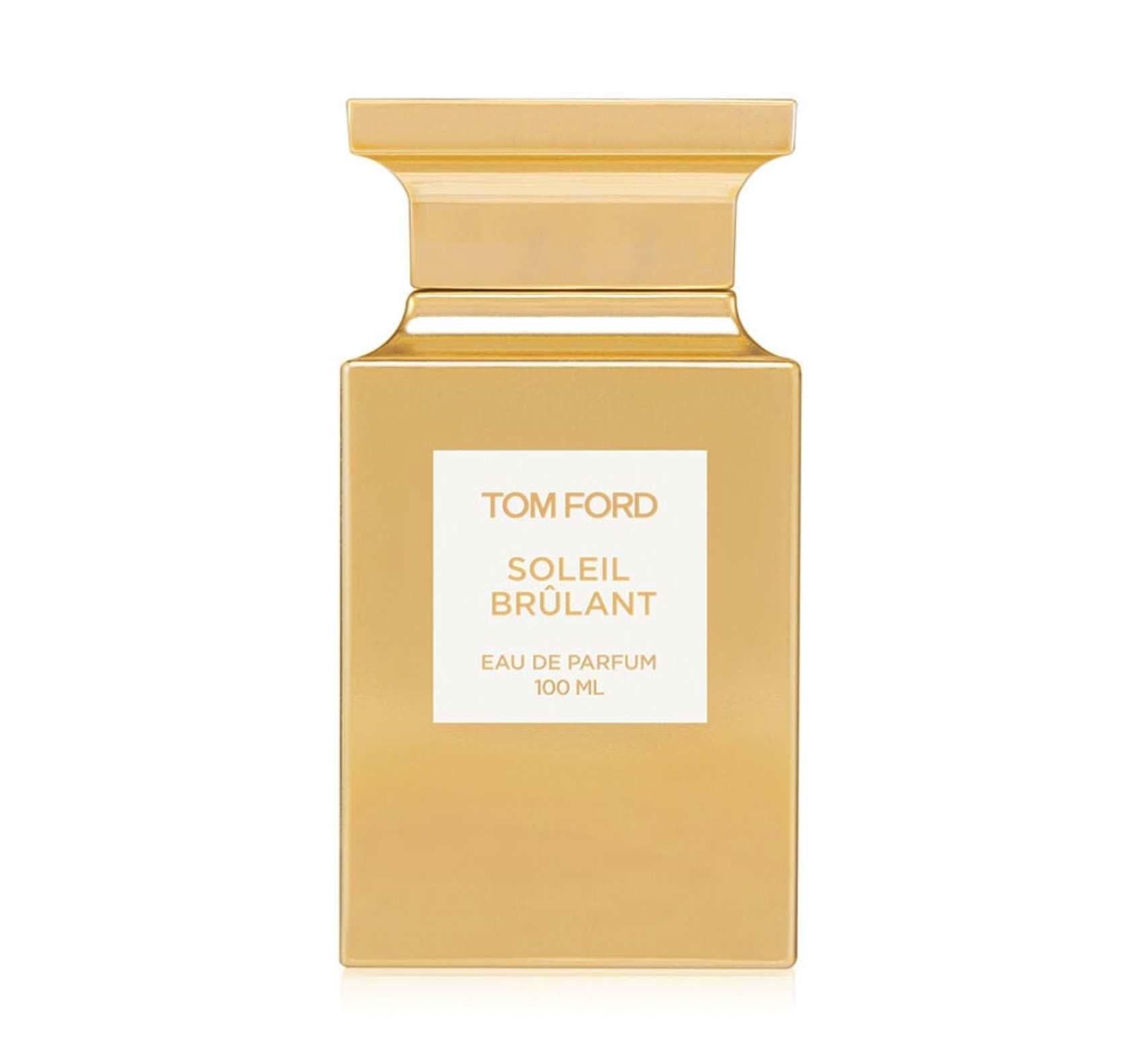 Soleil Brulant Eau De Parfum Tom Ford Soleil Brûlant Eau De Parfum is a striking and opulent fragrance that embodies the intensity and allure of the sun at its peak. This scent is a sensuous blend of radiant warmth and deep richness, designed for those wh